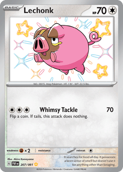 Lechonk 207 — Paldean Fates