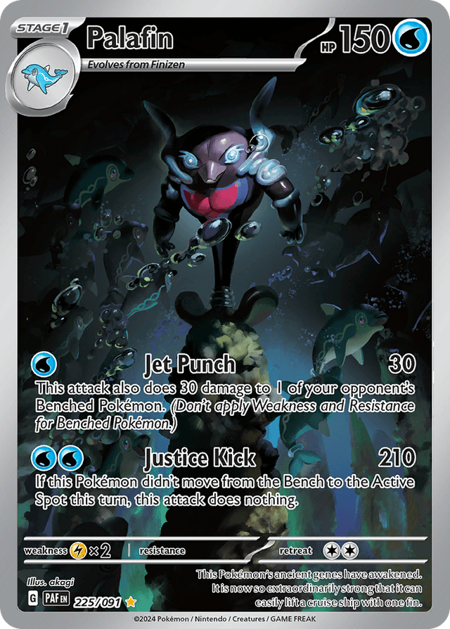 Carta Palafin 225/91 do set Paldean Fates — Pokémon TCG | Bynx