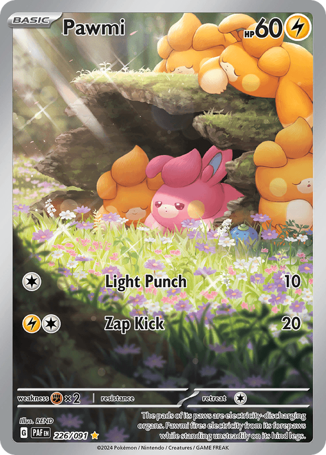 Carta Pawmi 226/91 do set Paldean Fates — Pokémon TCG | Bynx