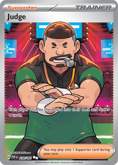 Carta Judge 228/91 do set Paldean Fates — Pokémon TCG | Bynx