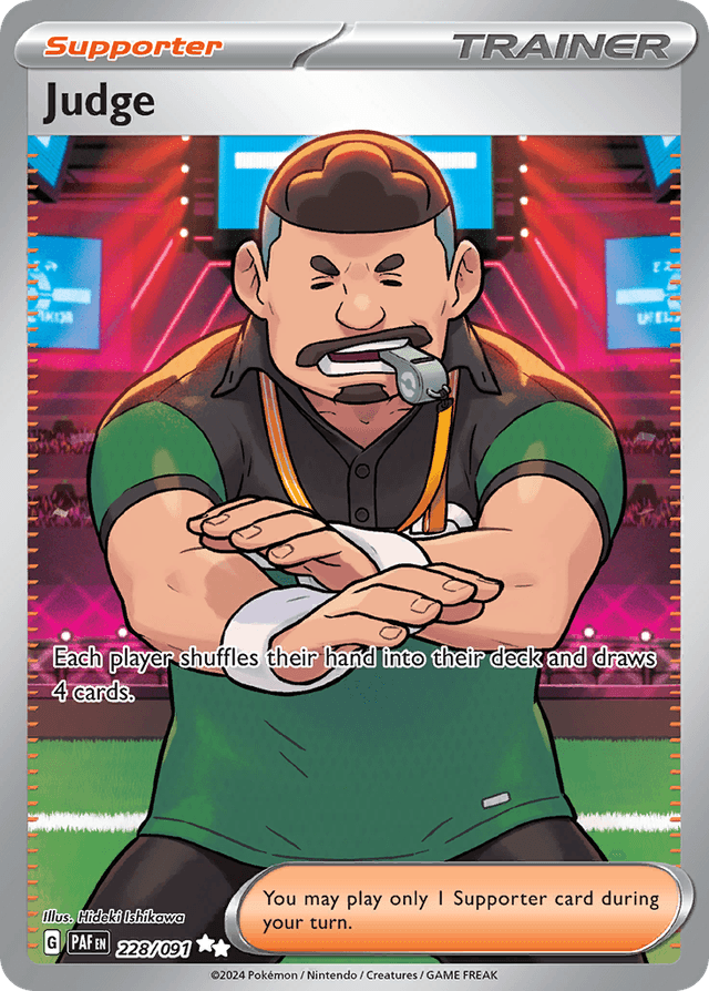 Carta Judge 228/91 do set Paldean Fates — Pokémon TCG | Bynx