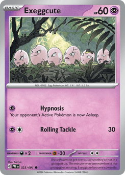 Exeggcute 23 — Paldean Fates