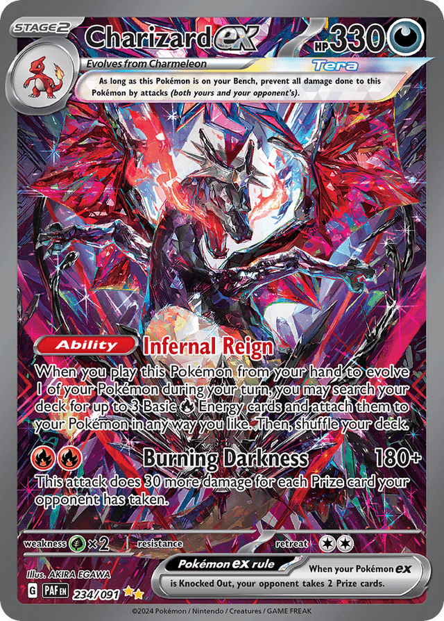 Carta Charizard ex 234/91 do set Paldean Fates — Pokémon TCG | Bynx