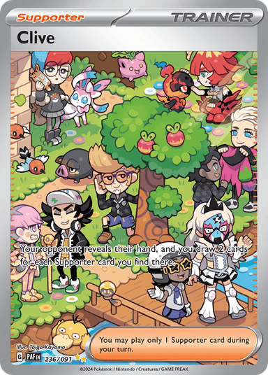 Carta Clive 236/91 do set Paldean Fates — Pokémon TCG | Bynx