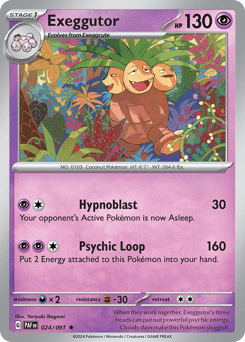 Exeggutor 24 — Paldean Fates