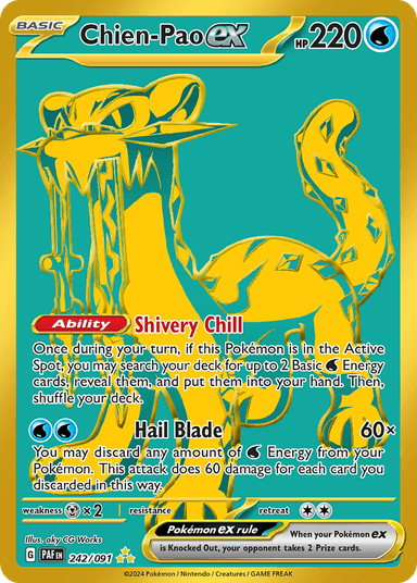 Carta Chien-Pao ex 242/91 do set Paldean Fates — Pokémon TCG | Bynx