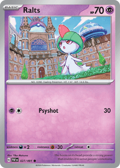 Ralts 27 — Paldean Fates