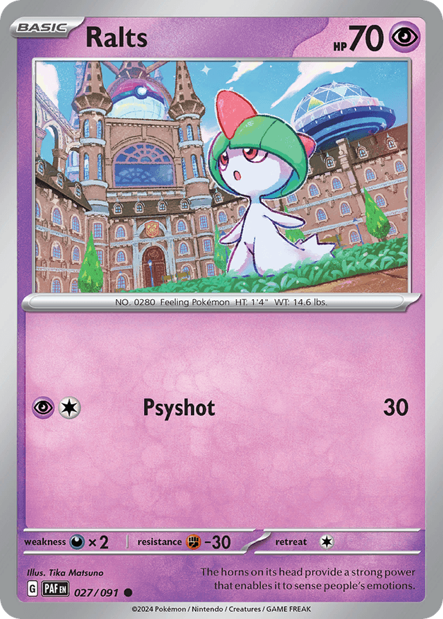Carta Ralts 27/91 do set Paldean Fates — Pokémon TCG | Bynx