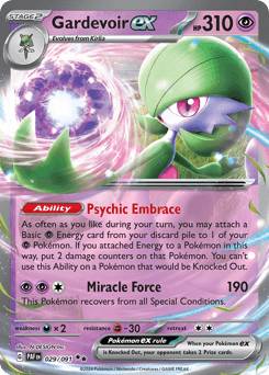 Gardevoir ex 29 — Paldean Fates