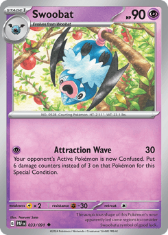 Swoobat 33 — Paldean Fates