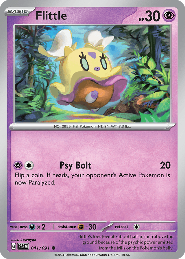 Carta Flittle 41/91 do set Paldean Fates — Pokémon TCG | Bynx