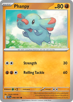 Phanpy 48 — Paldean Fates
