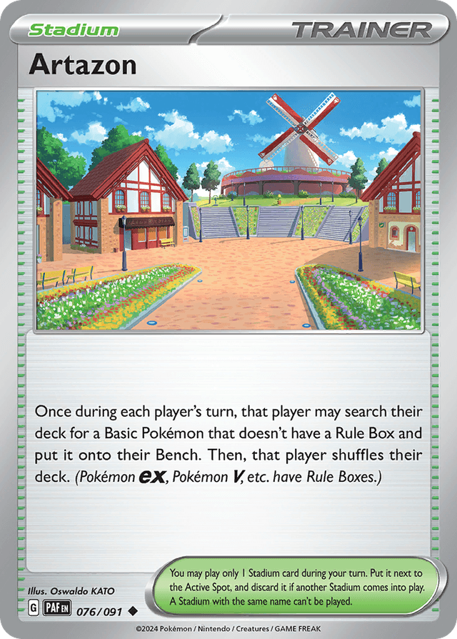 Carta Artazon 76/91 do set Paldean Fates — Pokémon TCG | Bynx