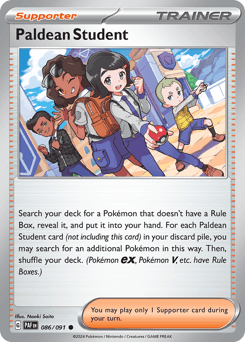 Paldean Student 86/91 — Destinos de Paldea