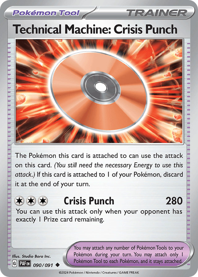 Carta Technical Machine: Crisis Punch 90/91 do set Paldean Fates — Pokémon TCG | Bynx