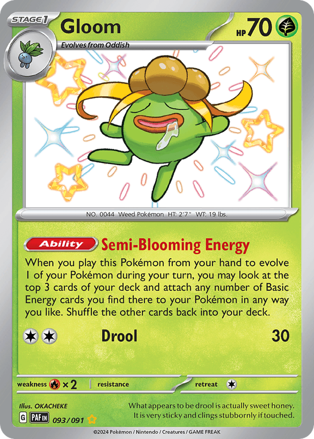 Carta Gloom 93/91 do set Paldean Fates — Pokémon TCG | Bynx