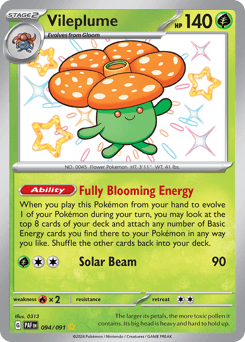 Vileplume 94 — Paldean Fates