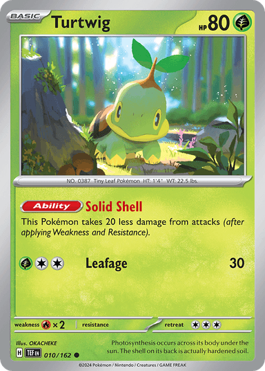 Carta Turtwig 10/162 do set Temporal Forces — Pokémon TCG | Bynx