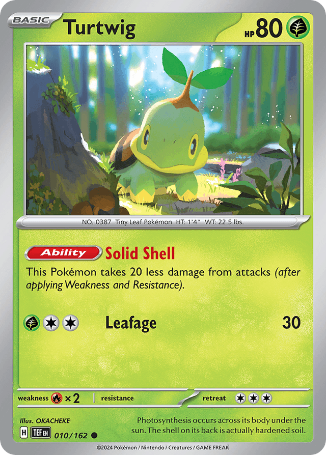 Carta Turtwig 10/162 do set Temporal Forces — Pokémon TCG | Bynx