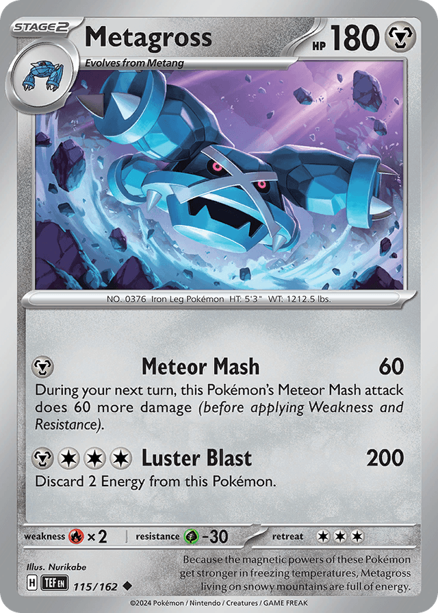 Carta Metagross 115/162 do set Temporal Forces — Pokémon TCG | Bynx
