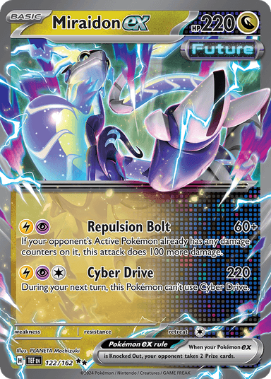 Carta Miraidon ex 122/162 do set Temporal Forces — Pokémon TCG | Bynx