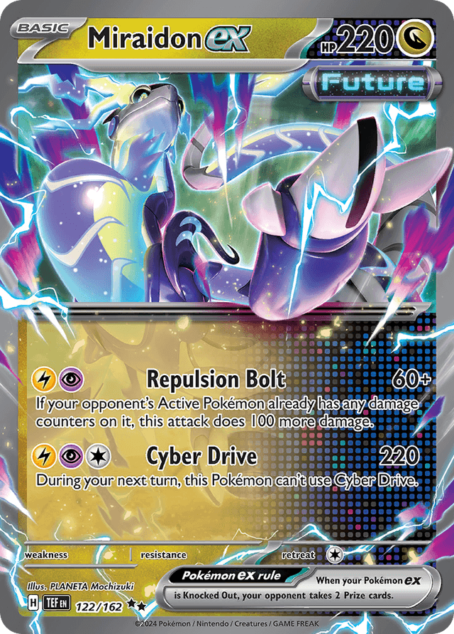 Carta Miraidon ex 122/162 do set Temporal Forces — Pokémon TCG | Bynx