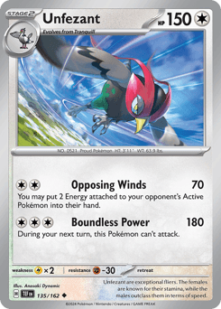 Unfezant 135 — Temporal Forces
