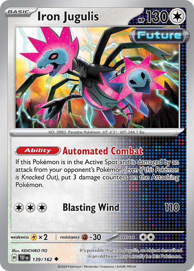 Carta Iron Jugulis 139/162 do set Temporal Forces — Pokémon TCG | Bynx