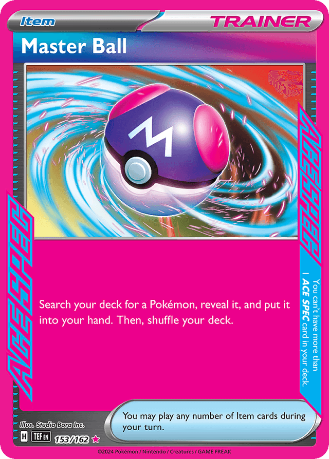 Carta Master Ball 153/162 do set Temporal Forces — Pokémon TCG | Bynx