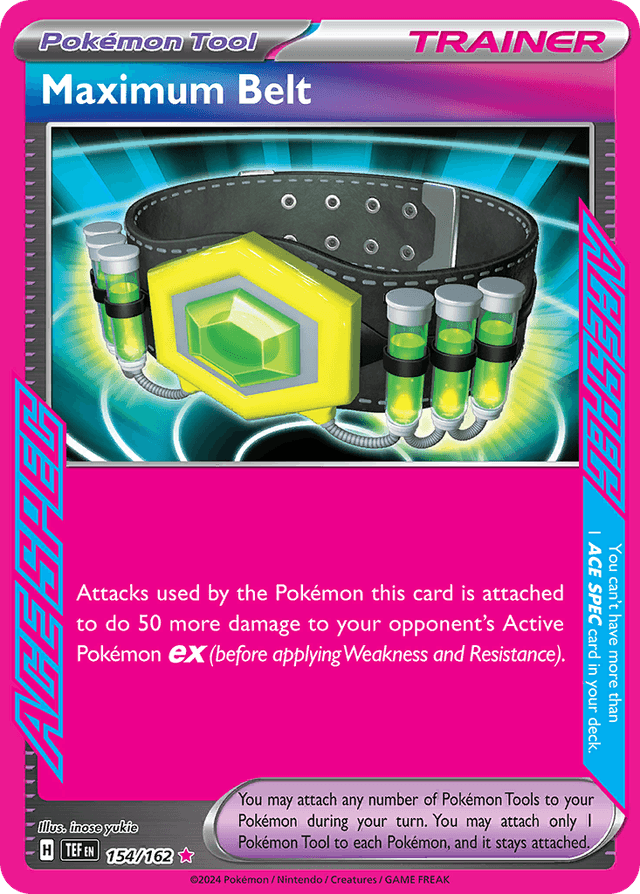 Carta Maximum Belt 154/162 do set Temporal Forces — Pokémon TCG | Bynx