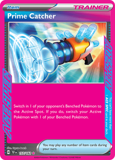 Carta Prime Catcher 157/162 do set Temporal Forces — Pokémon TCG | Bynx