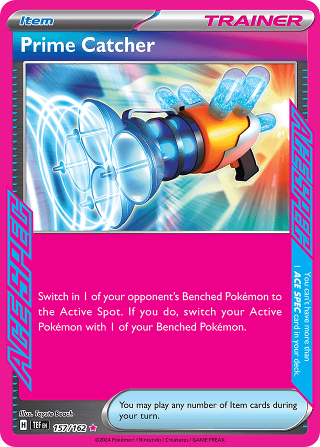 Carta Prime Catcher 157/162 do set Temporal Forces — Pokémon TCG | Bynx