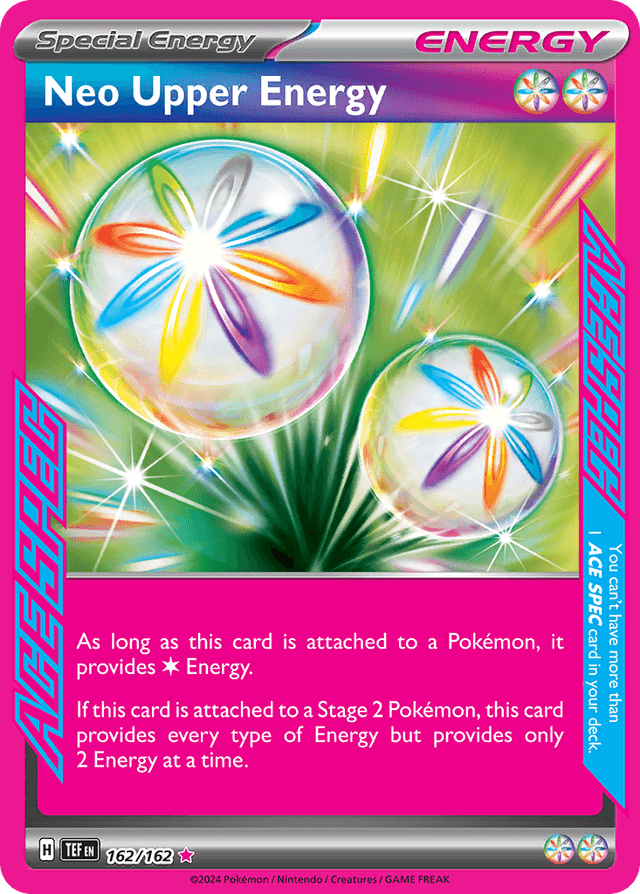 Carta Neo Upper Energy 162/162 do set Temporal Forces — Pokémon TCG | Bynx