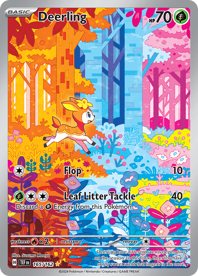 Carta Deerling 165/162 do set Temporal Forces — Pokémon TCG | Bynx