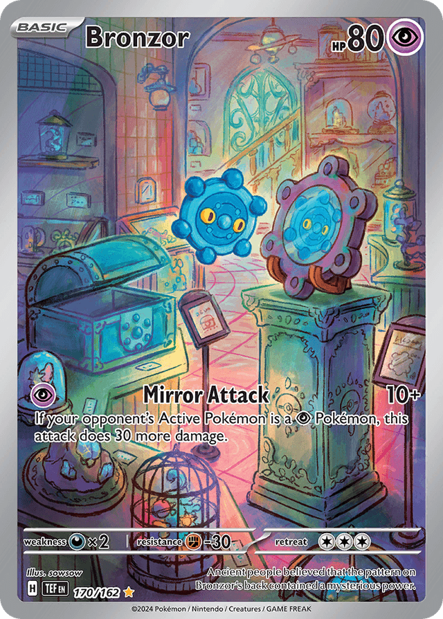 Carta Bronzor 170/162 do set Temporal Forces — Pokémon TCG | Bynx