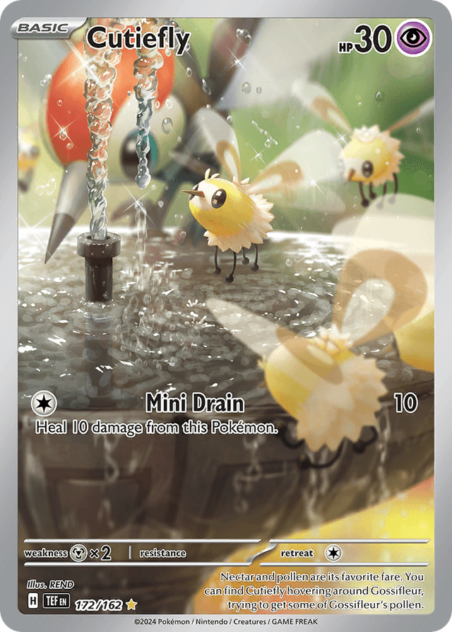 Carta Cutiefly 172/162 do set Temporal Forces — Pokémon TCG | Bynx