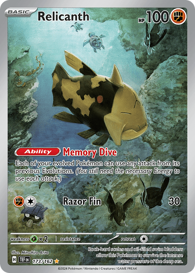 Carta Relicanth 173/162 do set Temporal Forces — Pokémon TCG | Bynx