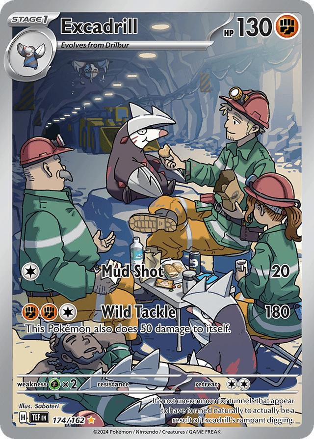 Carta Excadrill 174/162 do set Temporal Forces — Pokémon TCG | Bynx