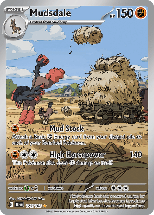 Carta Mudsdale 175/162 do set Temporal Forces — Pokémon TCG | Bynx