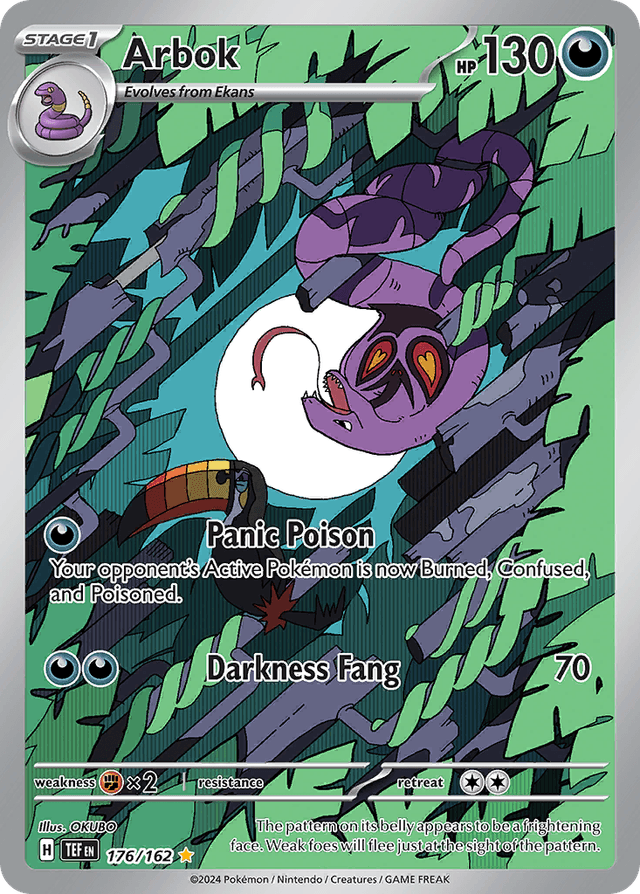 Carta Arbok 176/162 do set Temporal Forces — Pokémon TCG | Bynx