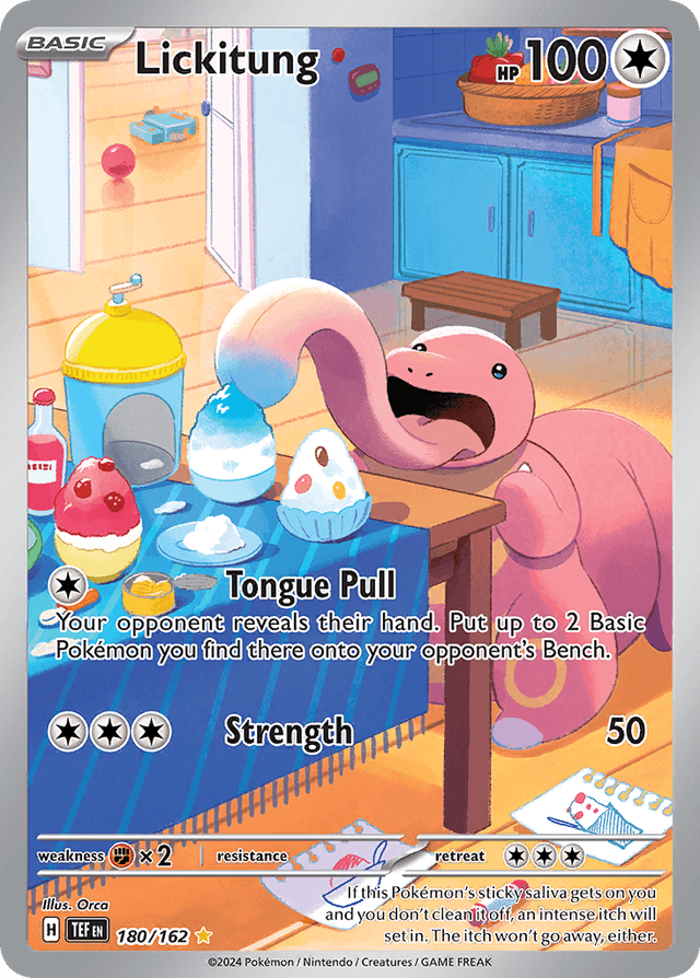 Carta Lickitung 180/162 do set Temporal Forces — Pokémon TCG | Bynx