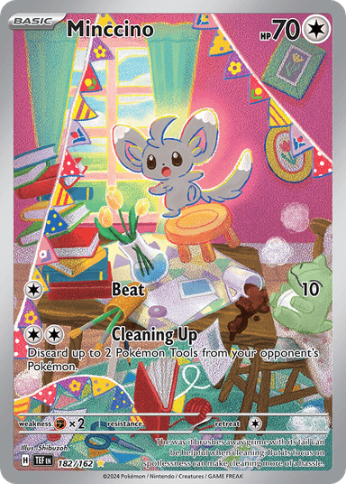 Carta Minccino 182/162 do set Temporal Forces — Pokémon TCG | Bynx