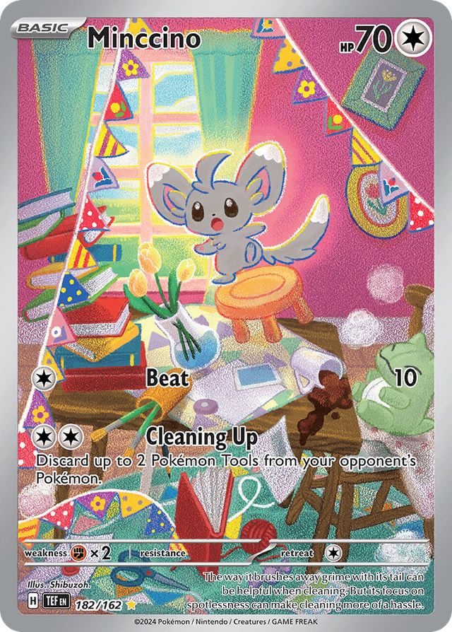 Carta Minccino 182/162 do set Temporal Forces — Pokémon TCG | Bynx