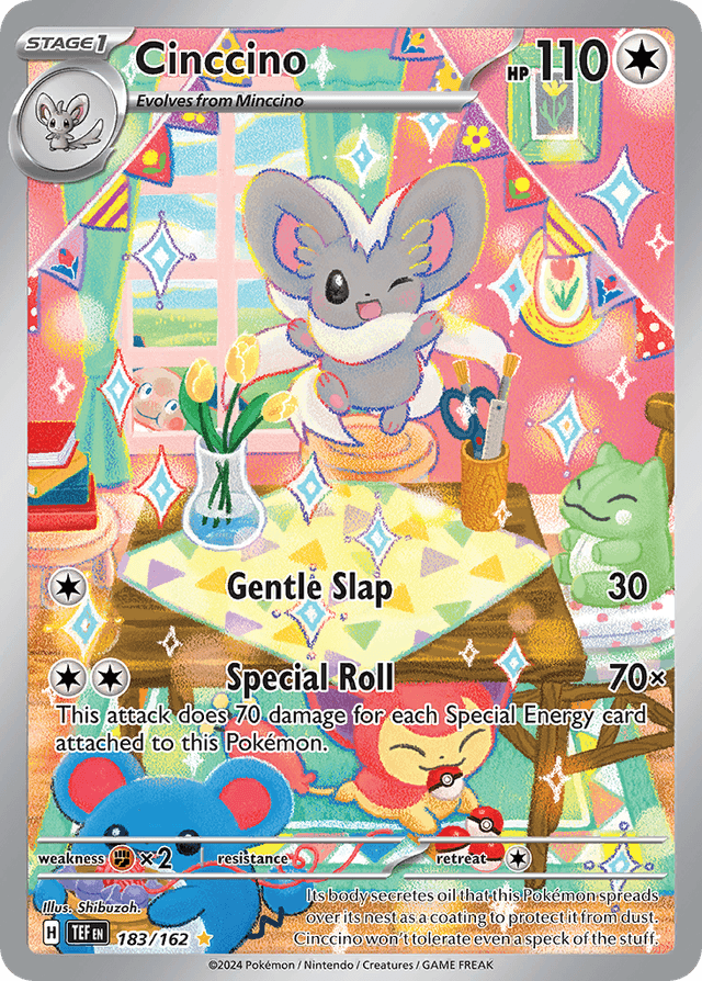 Carta Cinccino 183/162 do set Temporal Forces — Pokémon TCG | Bynx