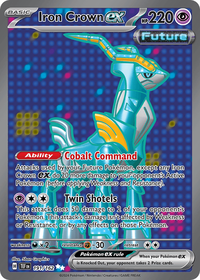 Carta Iron Crown ex 191/162 do set Temporal Forces — Pokémon TCG | Bynx