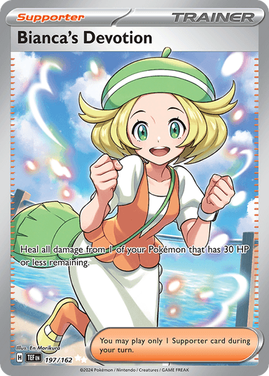 Carta Bianca's Devotion 197/162 do set Temporal Forces — Pokémon TCG | Bynx