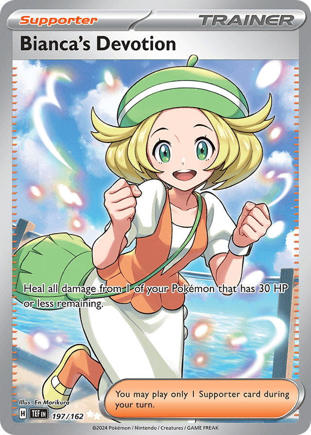 Carta Bianca's Devotion 197/162 do set Temporal Forces — Pokémon TCG | Bynx