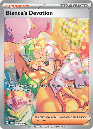 Carta Bianca's Devotion 209/162 do set Temporal Forces — Pokémon TCG | Bynx