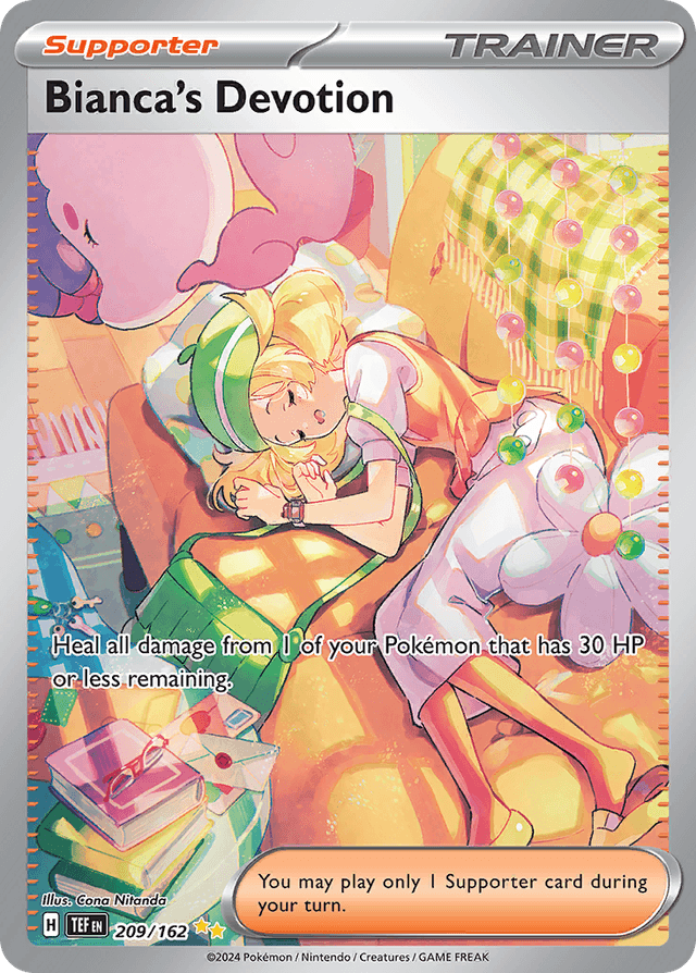 Carta Bianca's Devotion 209/162 do set Temporal Forces — Pokémon TCG | Bynx