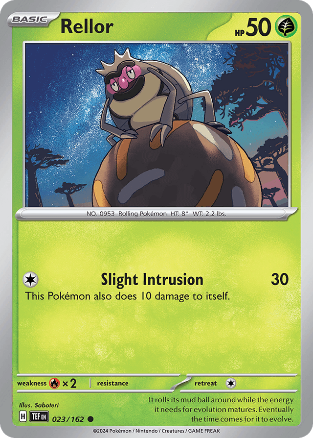 Carta Rellor 23/162 do set Temporal Forces — Pokémon TCG | Bynx